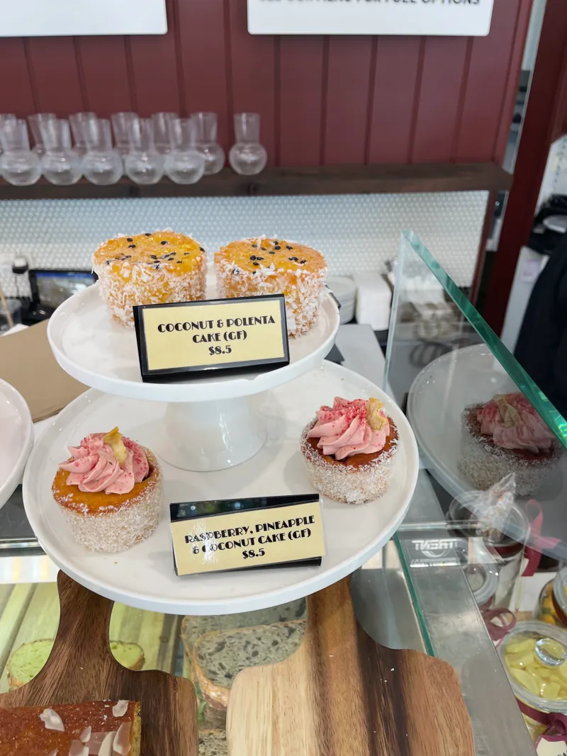 Cupcakes and cakes on tiered stands